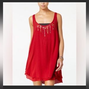 NWT VOLCOM BURGUNDY DRESS